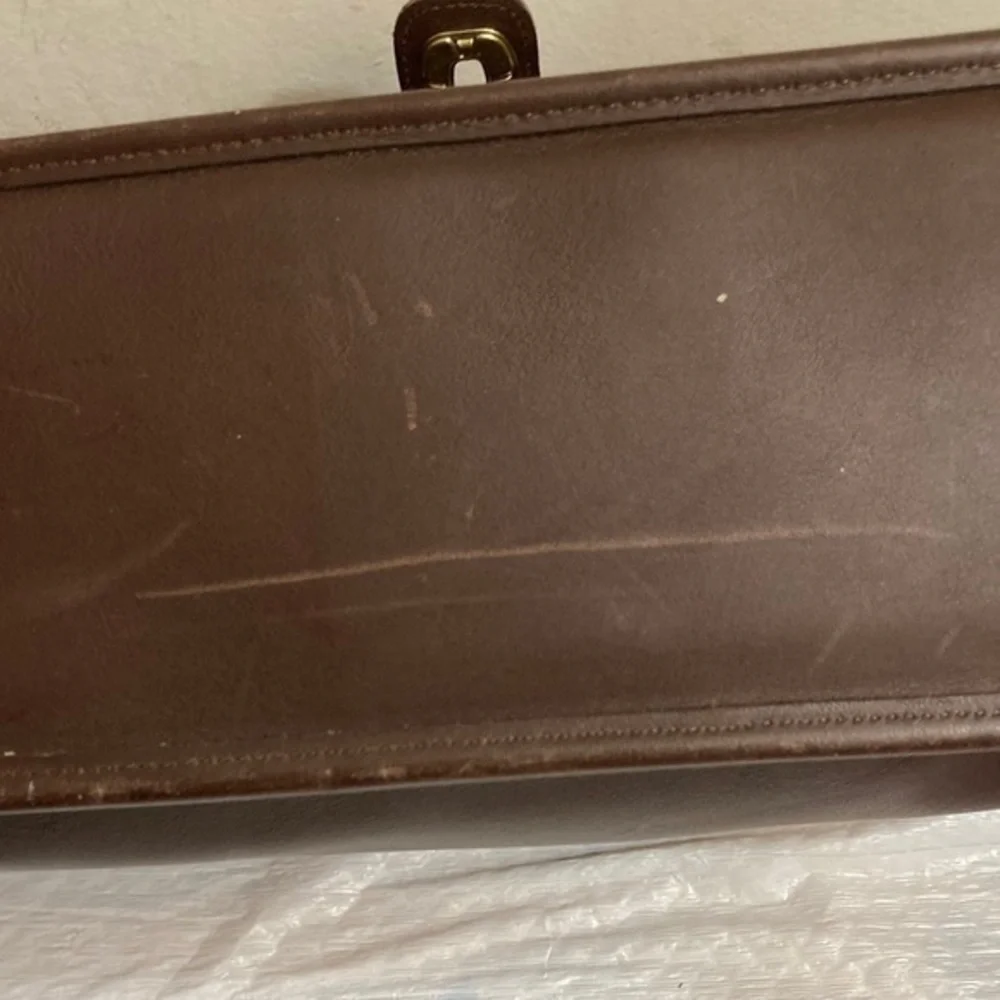 Coach vintage brown briefcase bag 5266